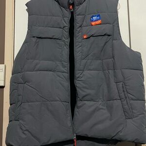 The American Outdoorsman Vest Light Fleece Lined Vest Grey XX Large